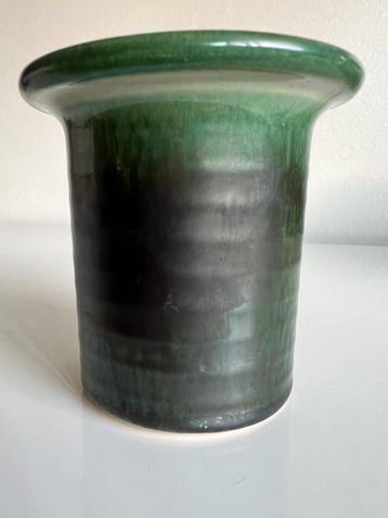 Vintage Prosman St.Philipsland Bloempot-Vaasje Groen Patina beschikbaar voor biedingen