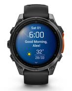 Garmin Fenix 8 47mm Amoled (Zwart) (Nieuw volledig gesealed), Ophalen, Zwart, Garmin, Nieuw