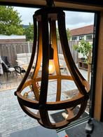 Hanglamp hout, Huis en Inrichting, Lampen | Hanglampen, Ophalen, Zo goed als nieuw, Hout, Minder dan 50 cm
