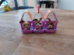 Littlest Pet Shop triplets + mandje, Kinderen en Baby's, Speelgoed | Overig, Ophalen of Verzenden, Zo goed als nieuw, Jongen of Meisje