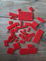 Lego mix rode platte stenen, Ophalen of Verzenden