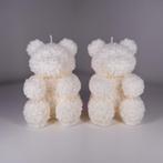 Beertje Kaars - Set Van 2 - Beer Kaars - Candle - Beer Uit R, Huis en Inrichting, Woonaccessoires | Kandelaars en Kaarsen, Overige materialen
