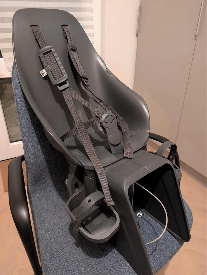 Urban Iki Achterzitje Zwart + Accessoires, Fietsen en Brommers, Fietsaccessoires | Fietsstoeltjes, Zo goed als nieuw, Achterzitje