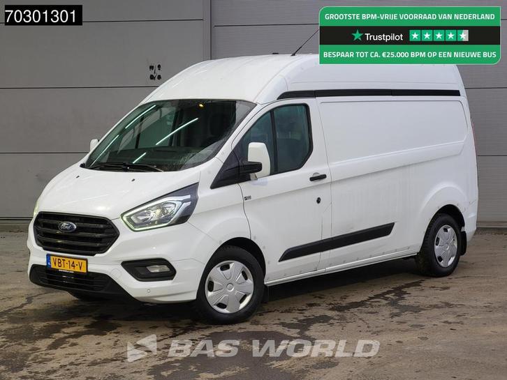 Ford Transit 130pk Automaat L2H2 Hoog Dak Xenon LED Airco Cr, Auto's, Bestelauto's, Bedrijf, Te koop, Airconditioning, Bochtverlichting