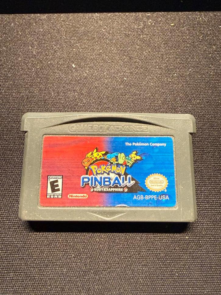 Pokemon Pinball Ruby & Sapphire - Gameboy Advance, Spelcomputers en Games, Games | Nintendo Game Boy, Gebruikt, Puzzel en Educatief