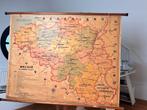 Fraaie landkaart van Belgie uit 1971, Ophalen of Verzenden