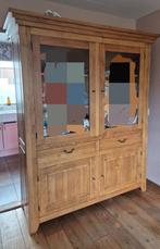 Mooie massief houten buffetkast. Liefst dit weekend weg, Huis en Inrichting, Kasten | Buffetkasten, Ophalen, Gebruikt, 200 cm of meer