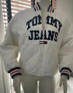 Tommy Jeans Hilfiger doorgestikt varsity jack maat M, Ophalen of Verzenden, Zo goed als nieuw, Wit