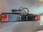 Complete verlichtingsbalk met draad en 7-polige stekker., Verzenden, 3 fietsen of meer, Gebruikt, Trekhaakdrager
