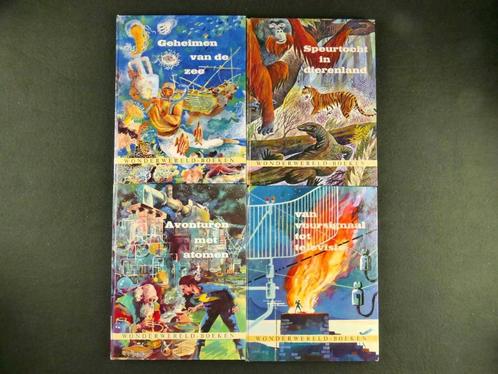 4 x Wonderwereld boeken: Plaatjesalbums (1956-1960), Boeken, Prentenboeken en Plaatjesalbums, Gelezen, Plaatjesalbum, Ophalen of Verzenden