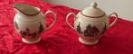 wedgwood windsor christmas suikerpot en melkkan, Ophalen, Zo goed als nieuw