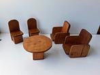 Vintage poppenhuis meubelset, Ophalen of Verzenden, Zo goed als nieuw, Poppenhuis