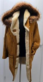 Gipsy Boho echte lammy coat Mabrun vintage capuchon mt. 42, Maat 42/44 (L), Ophalen of Verzenden, Gedragen, Mabrun