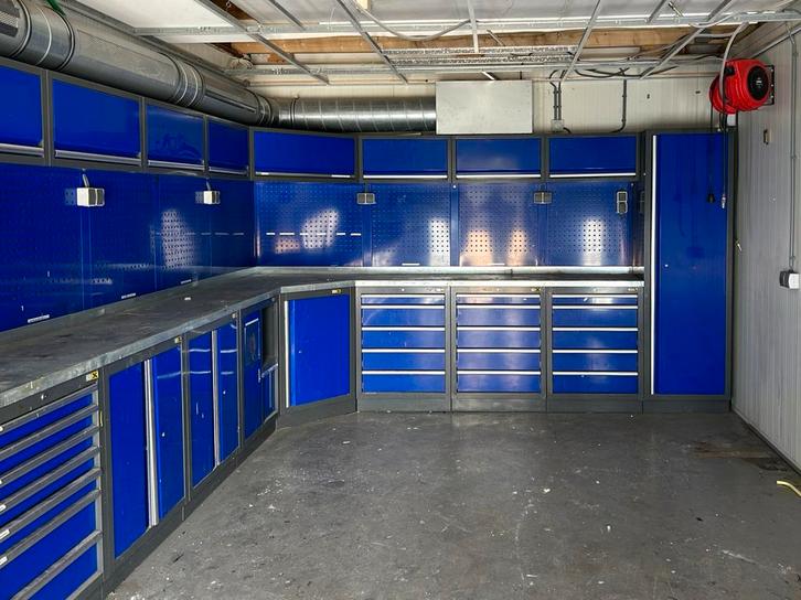 Modulair werkplaatssysteem / werkbank, Doe-het-zelf en Verbouw, Gereedschapskisten, Gebruikt, Ophalen