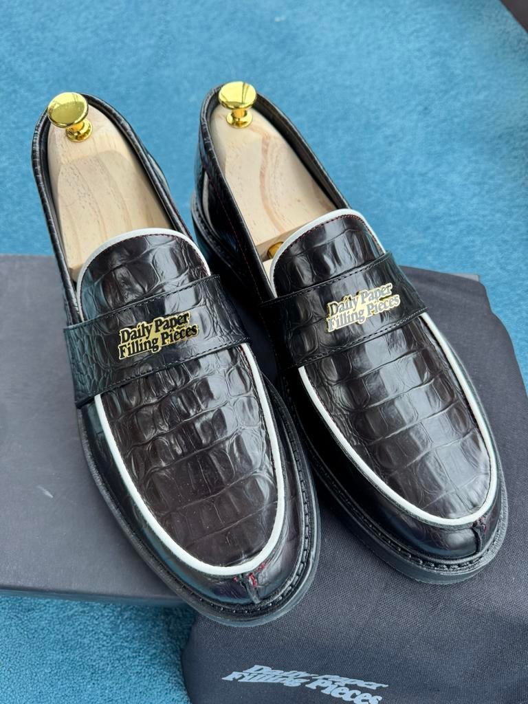 NIEUW Filling Pieces Loafers DailyPapers EU 44 D.Rood/Bruin, Kleding | Heren, Schoenen, Bruin, Verzenden, Nieuw, Espadrilles of Moccasins