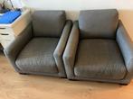 2 lounge fauteuils (Natuzzi design), Huis en Inrichting, Fauteuils, Ophalen, Gebruikt, 75 tot 100 cm, 75 tot 100 cm
