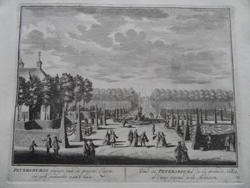 79 Nigtevecht Petersburg Kopergravure 1719 beschikbaar voor biedingen