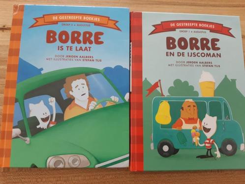 Borre leesclub - Borre is te laat en Borre en de ijscoman, Boeken, Kinderboeken | Kleuters, Zo goed als nieuw, Fictie algemeen