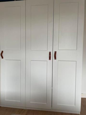 3x deuren Grimo wit voor Pax kast (195 cm)
