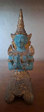 Bronzen boeddha, tempelwachter, Ophalen of Verzenden, Zo goed als nieuw