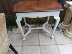 Brocante tafeltje, Huis en Inrichting, Tafels | Eettafels, Ophalen, 50 tot 100 cm, Vierkant, Tot twee personen