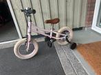 Kinder fietsje 12 inch, Ophalen, Zijwieltjes, Gebruikt, Minder dan 16 inch