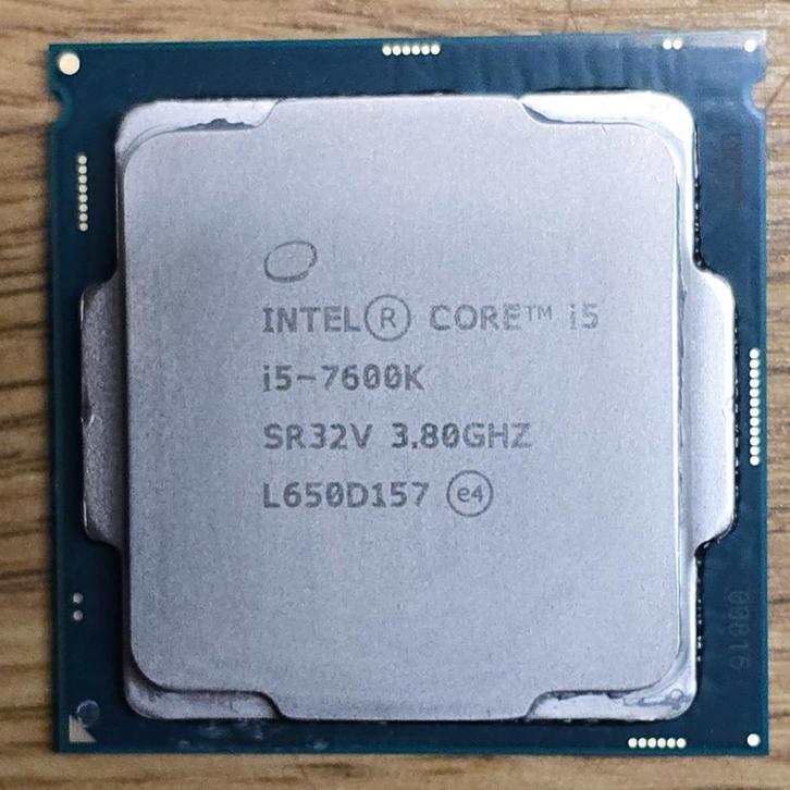 i5-7600K, Computers en Software, Processors, Zo goed als nieuw, 3 tot 4 Ghz, Ophalen of Verzenden