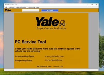 Hyster PC Service Tool 4.92  beschikbaar voor biedingen