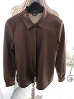 Nieuw camel beige pu leer look blouse Ivy & You maat S 36, Kleding | Dames, Blouses en Tunieken, Beige, Ivy & You, Nieuw, Ophalen of Verzenden