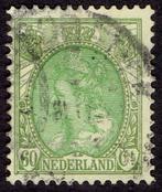 Nederland 1920, Kon. Wilhelmina, 60 cent, olijf/groen, pltf., Verzenden, T/m 1940, Gestempeld