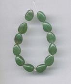 edelstenen 12 Aventurijnstenen 8 x 6 mm top sieraden, Ophalen of Verzenden, Zo goed als nieuw