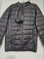 Zwarte gewatteerde jas met capuchon, Zwart, Overige maten, Ophalen of Verzenden, Zo goed als nieuw