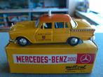 mercedes 200 - amsterdam taxi - metosul  1/43, Verzenden, Nieuw, Auto, Overige merken
