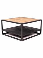 OMG salontafel ROS015 l Whoon l Room108 l van €218 voor €55, Ophalen, 50 tot 100 cm, Teakhout, Vierkant