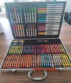 Grote kleur-/en tekenkoffer, Ophalen of Verzenden, Gebruikt