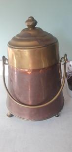 Antieke Koperen Doofpot met Deksel, Antiek en Kunst, Ophalen of Verzenden, Koper