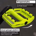 BBB Cycling Fietspedalen Mountainbike - Aluminium - Geel, Crankstel of Pedalen, Zo goed als nieuw, BBB Cycling, Mountainbike