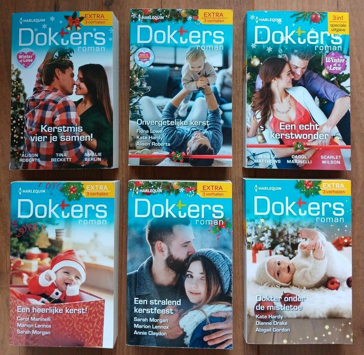 HARLEQUIN DOKTERS ROMANS SPECIALS KERSTCOLLECTIE, Boeken, Romans, Zo goed als nieuw, Nederland, Ophalen of Verzenden