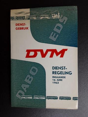 D,V.M.(v.h.DABO-EDS) DRENTHE DIENSTREGELING  16 JUNI 1963 beschikbaar voor biedingen