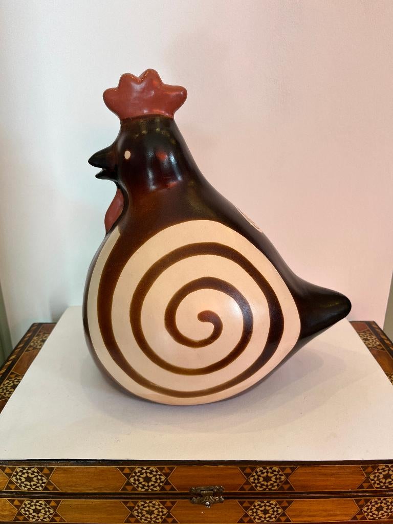 Grote keramiek haan, Antiek en Kunst, Antiek | Keramiek en Aardewerk, Ophalen of Verzenden