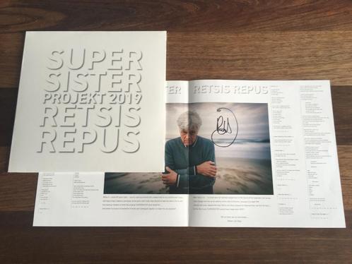 Vinyl LP Supersister Projekt 2019 Retsis Repus WHITE SIGNED, Cd's en Dvd's, Vinyl | Pop, Nieuw in verpakking, 2000 tot heden, 12 inch