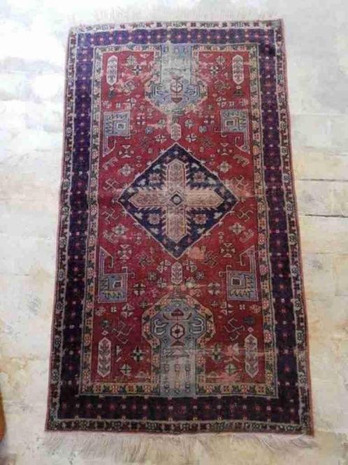 Perzisch tapijt klassieke kleuren versleten sleets 167/96, Huis en Inrichting, Stoffering | Tapijten en Kleden, Gebruikt, 200 cm of meer
