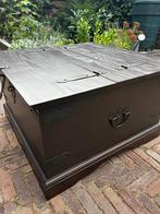 Salontafel/dekenkist bruin hout, Huis en Inrichting, Tafels | Salontafels, Ophalen, Gebruikt, 100 tot 150 cm, Eikenhout