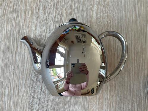 RVS Dubbelwandige Theepot, 1,2 ltr., Huis en Inrichting, Keuken | Potten en Pannen, Nieuw, Overige typen, Rvs, Ophalen of Verzenden