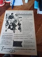 Advertentie van Solex bromfiets heerlijk zo 'n tocht 1955, Verzamelen, Merken en Reclamevoorwerpen, Ophalen of Verzenden