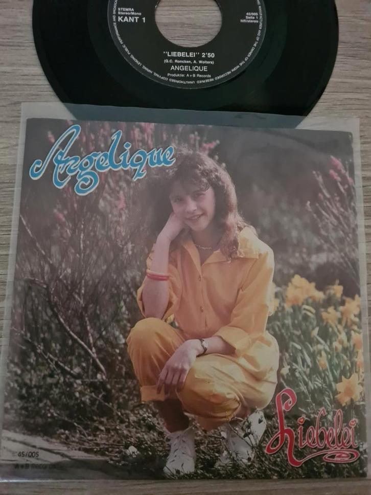 Angelique/ liebelei, Cd's en Dvd's, Vinyl | Nederlandstalig, Gebruikt, Levenslied of Smartlap, Overige formaten, Ophalen of Verzenden