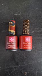 Pink Gellac - Lipstick Red & Ruby Red, Ophalen of Verzenden, Zo goed als nieuw, Rood, Handen en Nagels