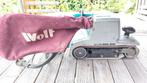 Wolf schuurbandmachine type 5573 1040 watt, Doe-het-zelf en Verbouw, Gereedschap | Schuurmachines, Ophalen of Verzenden, Gebruikt