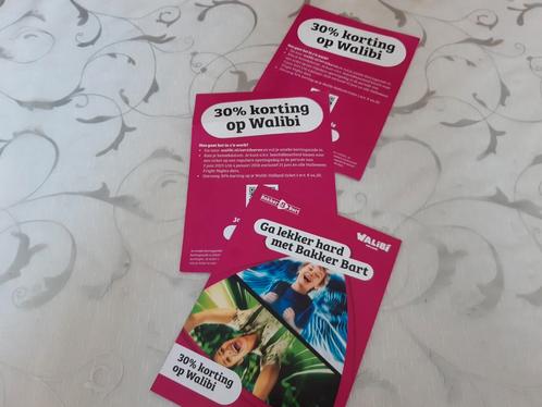 kortingbon Atractiepark Walibi 30% geldig t.m.4 januari 2026, Hobby en Vrije tijd, Overige Hobby en Vrije tijd, Nieuw, Ophalen of Verzenden