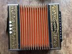 Mooie Hohner Goudbrand eenrijer C trekzak diatonisch, Muziek en Instrumenten, Ophalen, Overige formaten, Zo goed als nieuw, Knopaccordeon